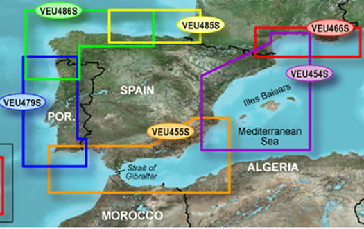 Download Garmin Bluechart G2 Vision Veu454s - Barcelona And Valencia