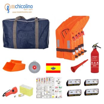 .PACK SEGURIDAD "ZONA  5-6-7" con 4 chalecos 100N