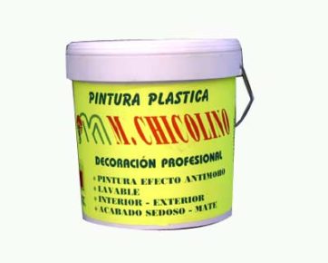 Pintura plástica mate  . Bote de 25 Kg.-  M.CHICOLINO