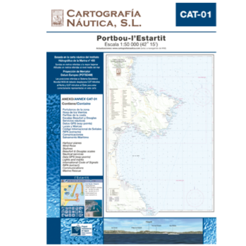 Carta náutica: Portbou-l'Estartit. (1:50.000)