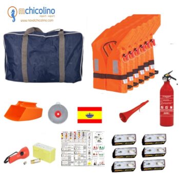 .PACK SEGURIDAD "ZONA  5-6-7" con 6 chalecos 100N