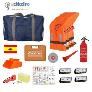 .PACK SEGURIDAD ”ZONA 3-4″ con 4 chalecos 150N
