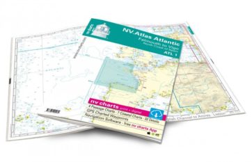 Pack de cartas NV Charts Atlas España ATL1 -Canal de la Mancha a Vigo