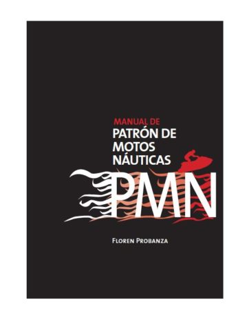 Manual de Patrón de Motos Náuticas (PMN)