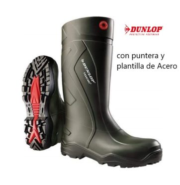 Bota de Poliuretano DUNLOP PUROFORT+SAFETY .-20º con puntera y plantilla acero