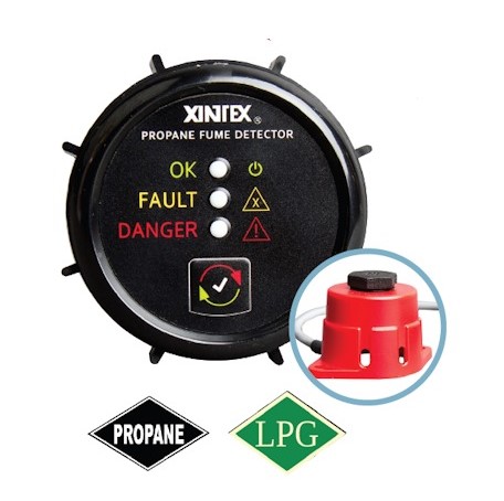 Detector de GASES PROPANO Y BUTANO-– XINTEX P1BR — 12v • Naval Chicolino