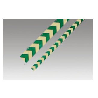 Vinil-Aluminio. Banda de seguridad antideslizante fotoluminiscente-verde