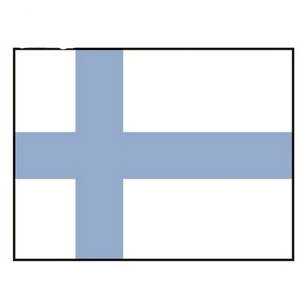 Bandiera Finlandia Da Esterno – Navyline 20x30 Cm In Tessuto Antimacchia Con Occhiello E Cordino