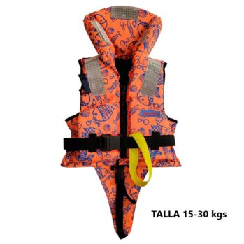 Chaleco HOMOLOGADO 150 Newton -Chaqueta Infantil –de 15 a 40 kg