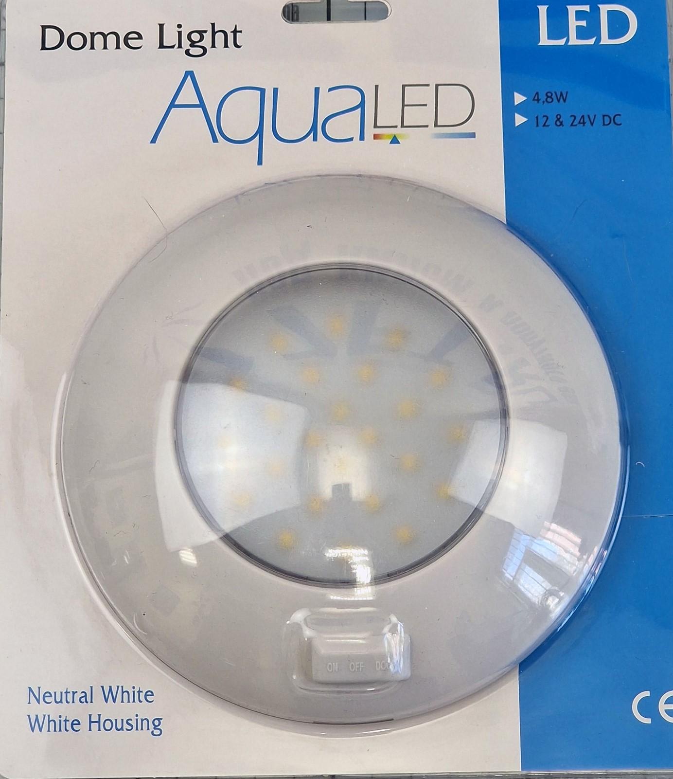 AquaLED-- Plafón 24LEDs e Interruptor-12/24v-4,8w--Ø:143mm. - Imagen 4
