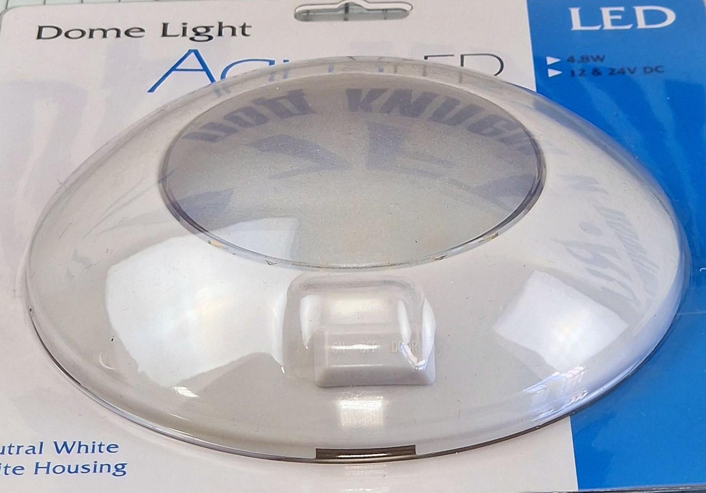 AquaLED-- Plafón 24LEDs e Interruptor-12/24v-4,8w--Ø:143mm. - Imagen 3