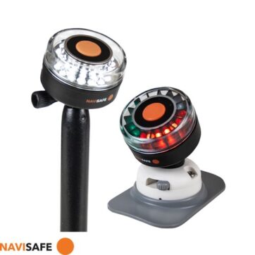 LUZ Navisafe Navilight LED--Blanca y tricolor 2NM 360º--KIT COMPLETO con soportes - Imagen 4