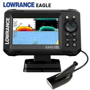 Plotter Sonda .5″. LOWRANCE EAGLE 5 –con transductor HDI 50/200 600w CHIRP/Downscan