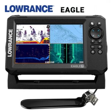 Plotter Sonda .7″. LOWRANCE EAGLE 7 –con transductor TripleShot HD