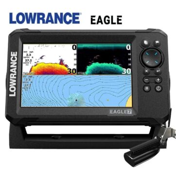 Plotter Sonda .7″. LOWRANCE EAGLE 7 –con transductor ROW SplitShot 500w