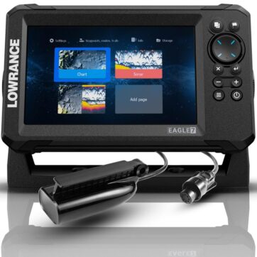 Plotter Sonda .7″. LOWRANCE EAGLE 7 –con transductor ROW SplitShot 500w - Imagen 2