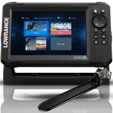 Plotter Sonda .7″. LOWRANCE EAGLE 7 –con transductor TripleShot HD - Imagen 3