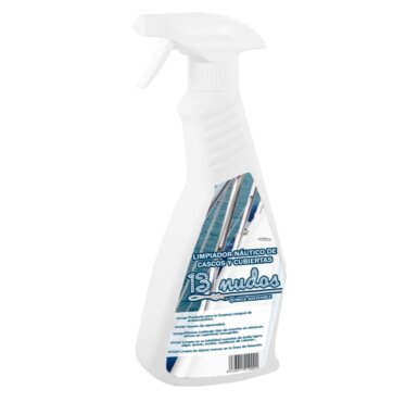 LIMPIADOR 13 NUDOS: Cascos y Cubiertas -Spray 500ml