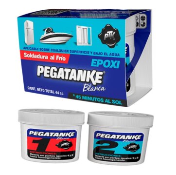 PEGATANKE EPOXICO blanco-- 44ml --pega bajo el agua