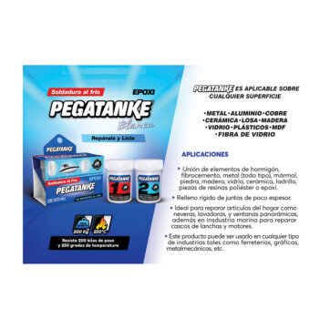 PEGATANKE EPOXICO blanco-- 44ml --pega bajo el agua - Imagen 2