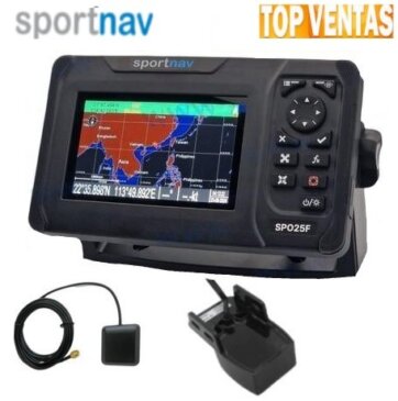 .Plotter Sonda .5″.SPORTNAV SPO25F –con transductor HDI 50/200 600w +cartografía--2025