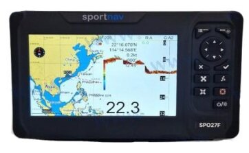 .Plotter Sonda .7″ SPORTNAV SPO27F –con transductor HDI 50/200 600w +cartografía--2025 - Imagen 2