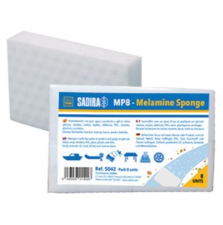 ESPONJA MELAMINA MP8-- Sadira – pack 8 und.