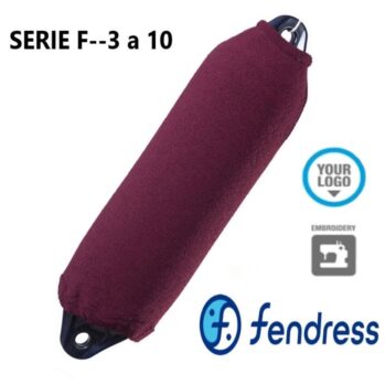 Funda Fendress –Series F--(universal)-–(pack de 2)-burdeos