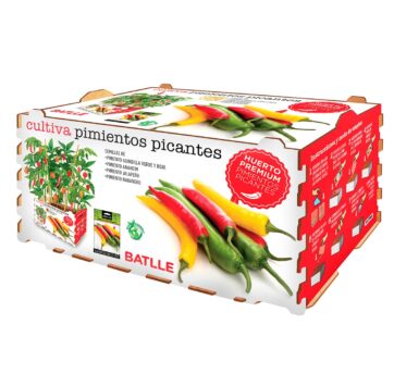 CAJA CULTIVO DE PIMIENTOS PICANTES - Imagen 2