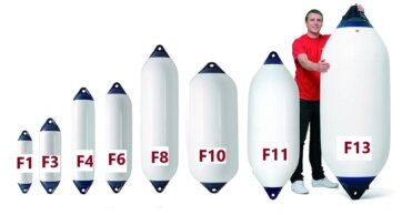 Defensa POLYFORM USA–Serie F– Largo: 65-75-105-110-150-195cm - Imagen 2