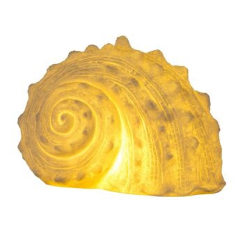 LÁMPARA CARACOLA--Alto: 22 x Largo: 30cm