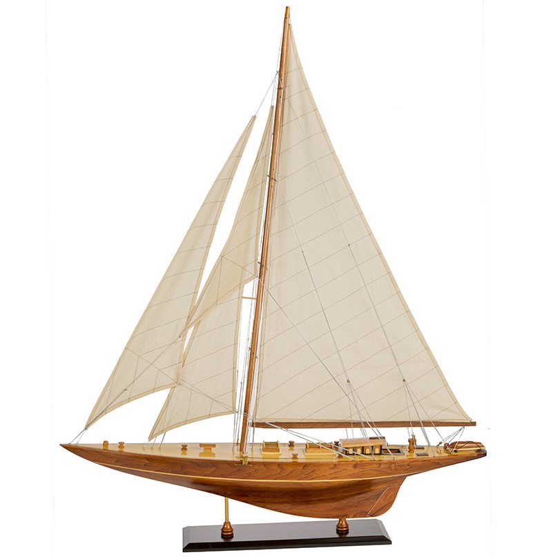 VELERO "SHAMROCK” (1898)—Largo: 100- Alto: 122 cm
