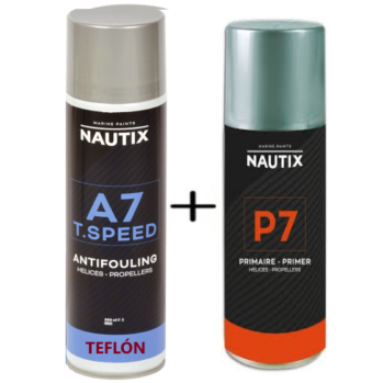 Patente hélices Spray -NAUTIX A7 con teflón + Imprimación