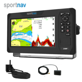 .Plotter Sonda .9″ SPORTNAV SPO29F –con transductor HDI 50/200 600w +cartografía básica