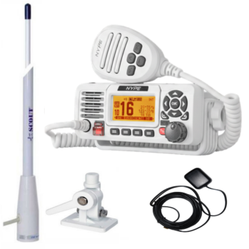.VHF NYPE CAL101 con DSC + antenas de GPS y VHF--PACK