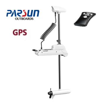 Motor Eléctrico PARSUN 127cm–12v– 55 Lbs–GPS y remoto–FIBRA CARBONO